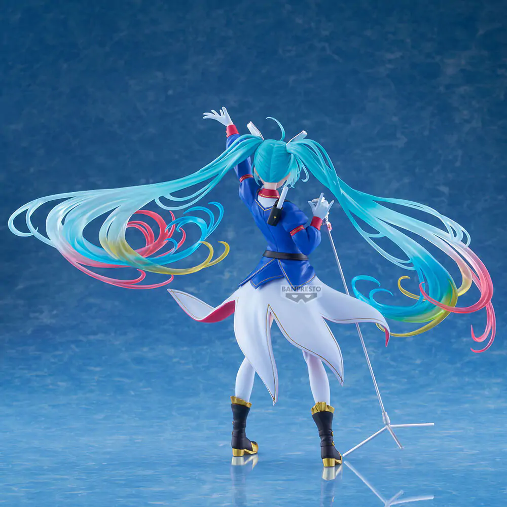 Gundam x Hatsune Miku 45th Anniversary Gundam Collaboration Banpresto Evolve figura 21cm fotografija izdelka