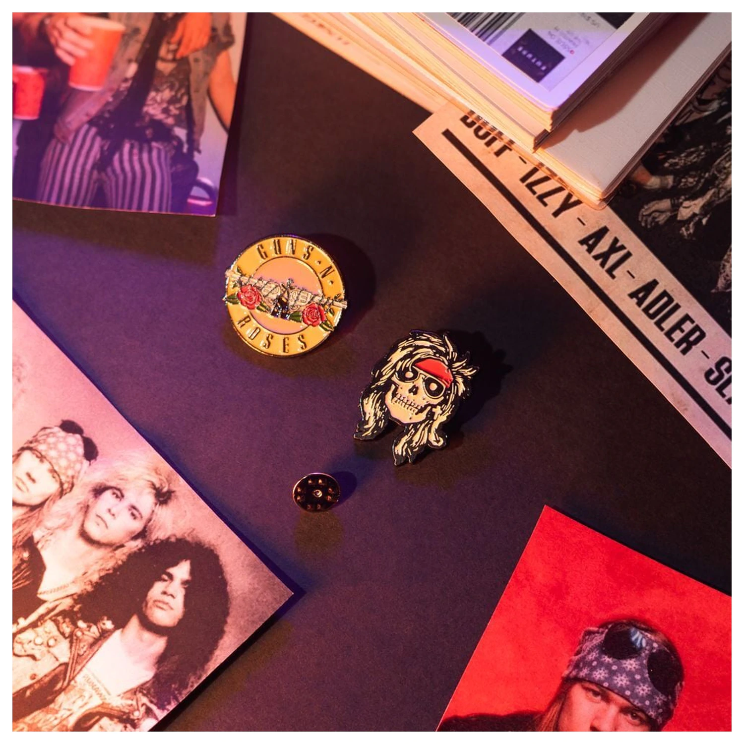 Guns N Roses komplet 4 značk fotografija izdelka