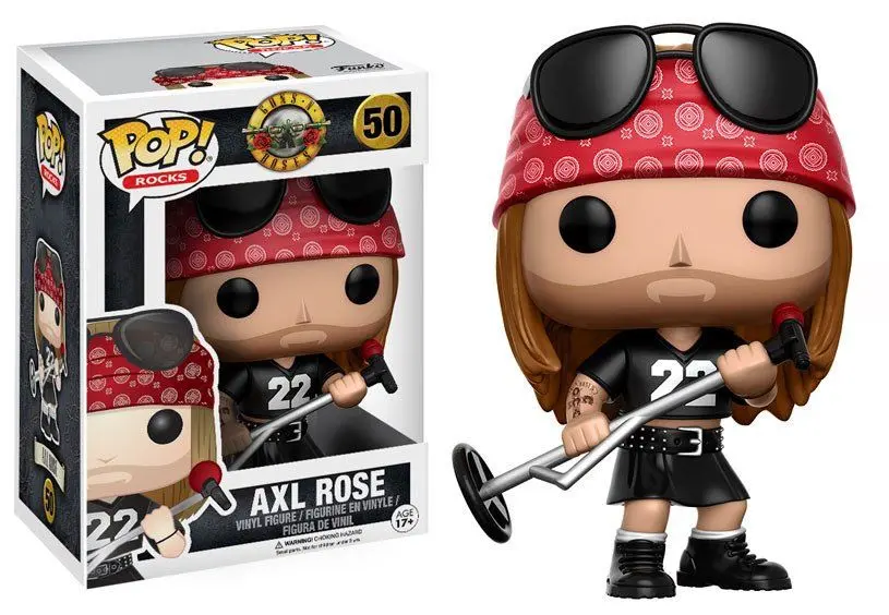 Guns N´ Roses POP! Rocks Vinilna Figura Axl Rose 9 cm fotografija izdelka