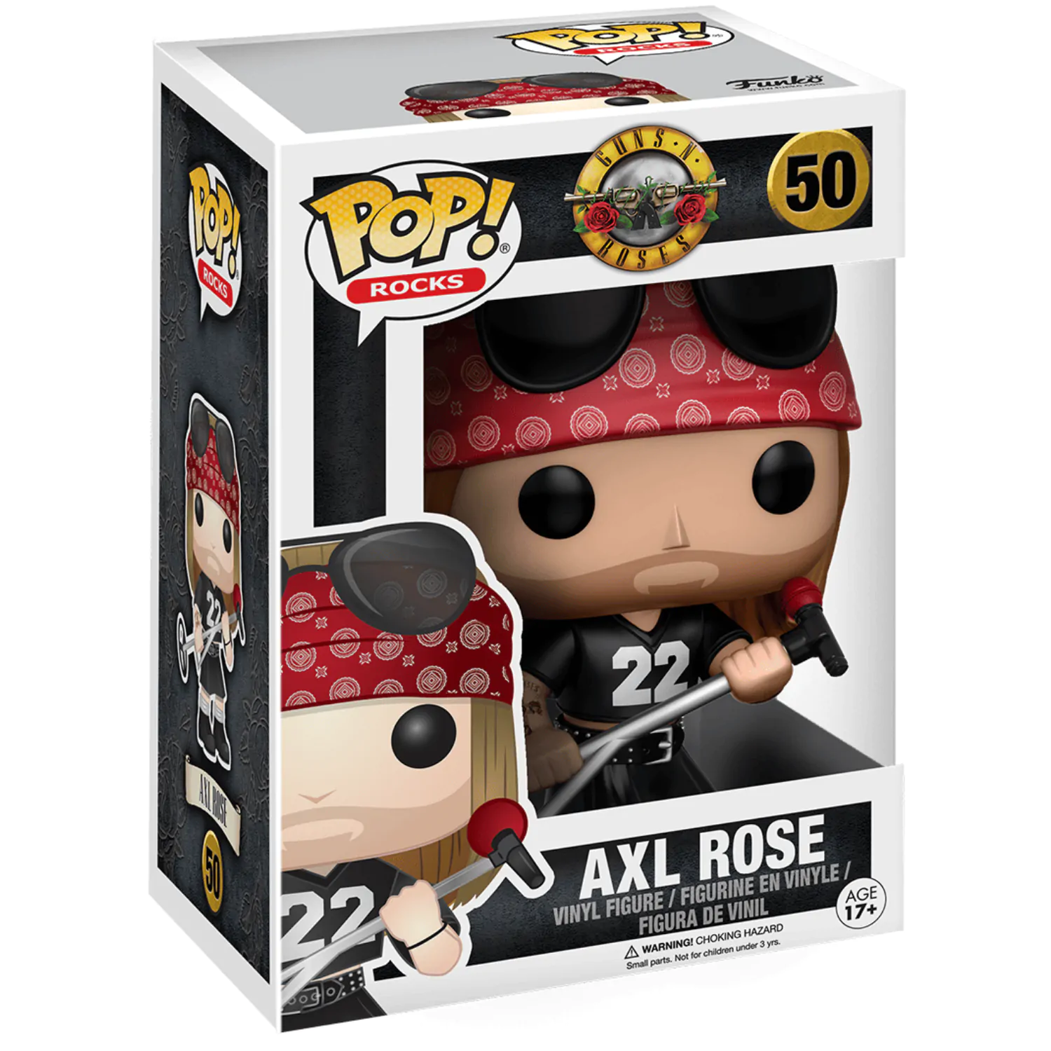 Guns N´ Roses POP! Rocks Vinilna Figura Axl Rose 9 cm fotografija izdelka