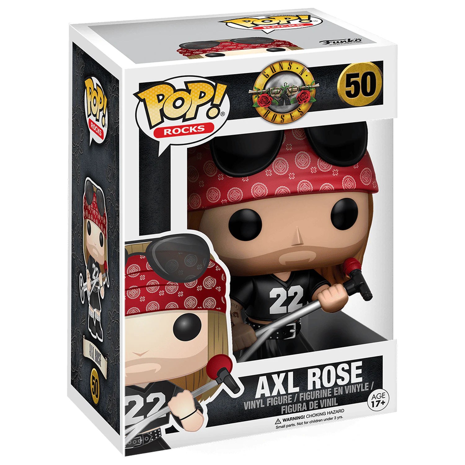 Guns N´ Roses POP! Rocks Vinilna Figura Axl Rose 9 cm fotografija izdelka