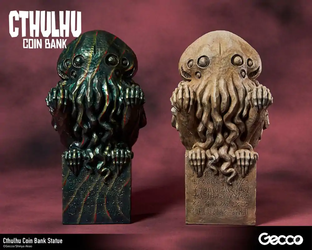 H.P. Lovecraft Cthulhu Mythos Kovanec Banka Kip Cthulhu (Stone Color) 24 cm fotografija izdelka