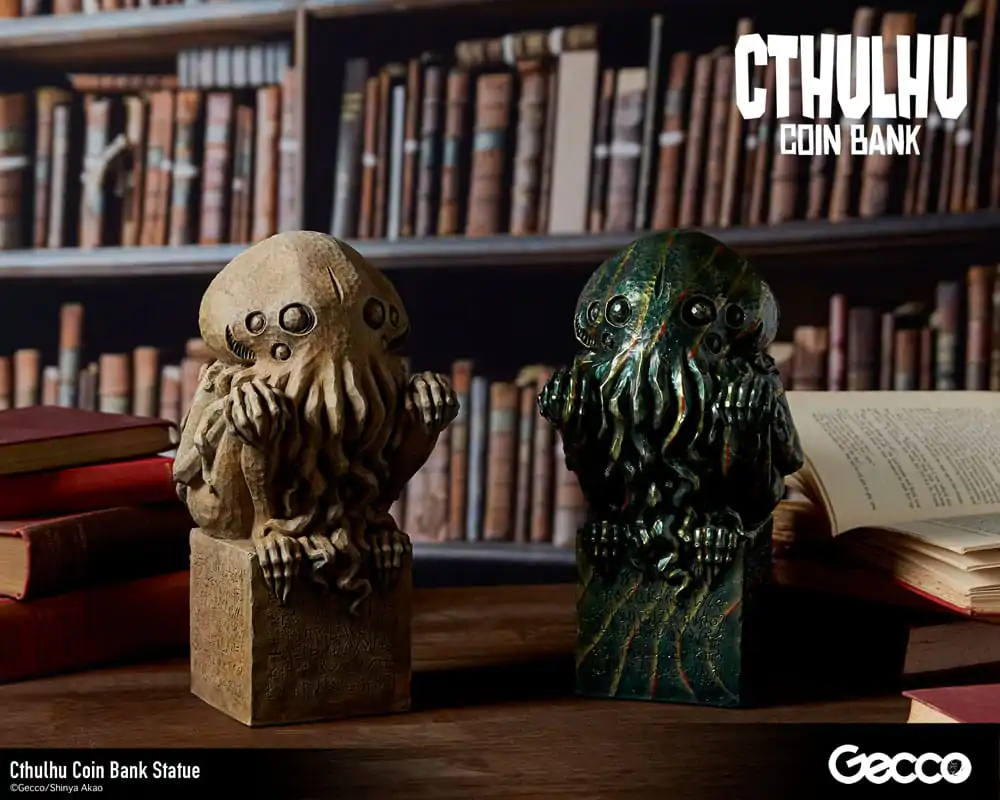 H.P. Lovecraft Cthulhu Mythos Kovanec Banka Kip Cthulhu (Stone Color) 24 cm fotografija izdelka