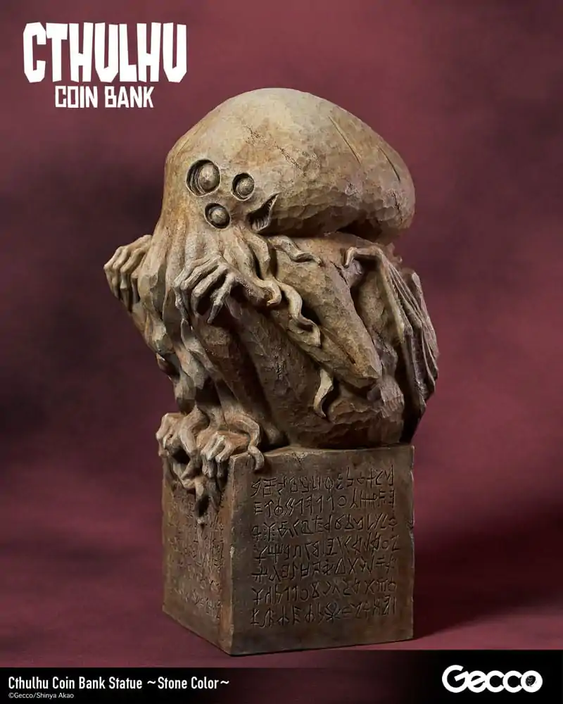 H.P. Lovecraft Cthulhu Mythos Kovanec Banka Kip Cthulhu (Stone Color) 24 cm fotografija izdelka