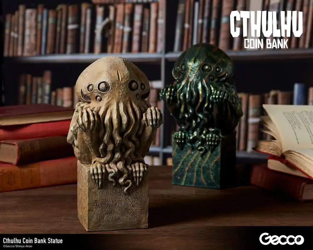 H.P. Lovecraft Cthulhu Mythos Kovanec Banka Kip Cthulhu (Stone Color) 24 cm fotografija izdelka