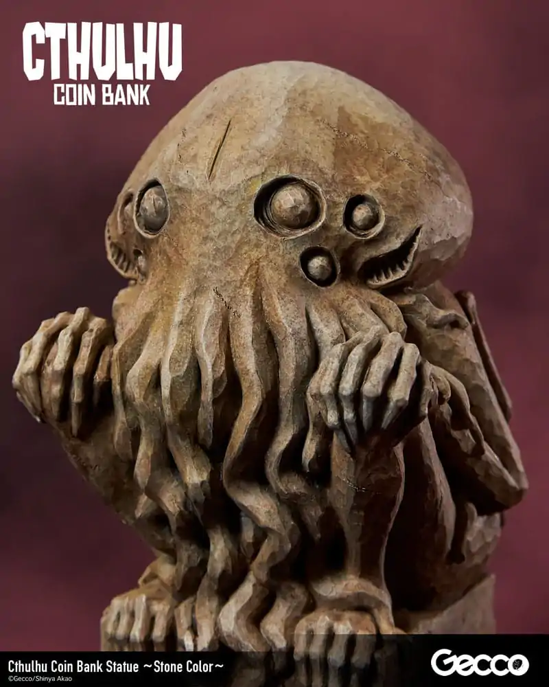 H.P. Lovecraft Cthulhu Mythos Kovanec Banka Kip Cthulhu (Stone Color) 24 cm fotografija izdelka