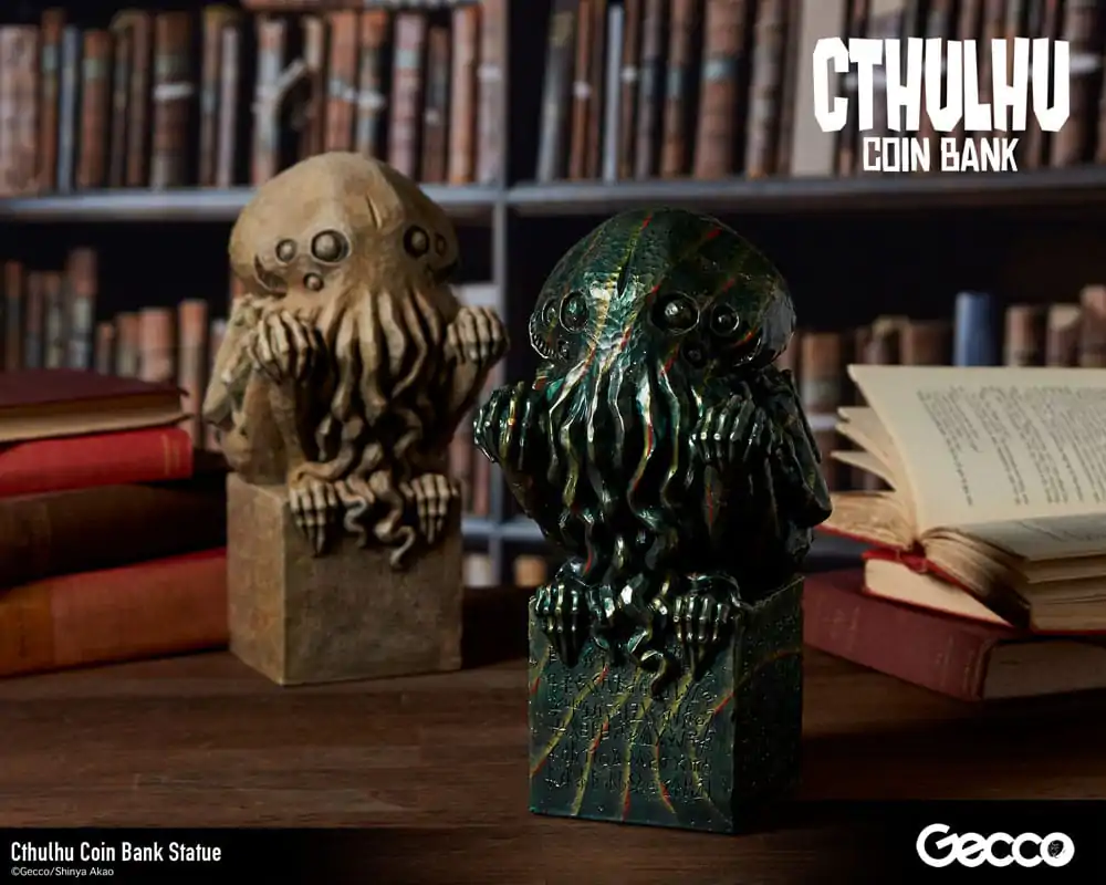 H.P. Lovecraft Cthulhu Mythos Kovanec Banka Kip Cthulhu (Stone Color) 24 cm fotografija izdelka