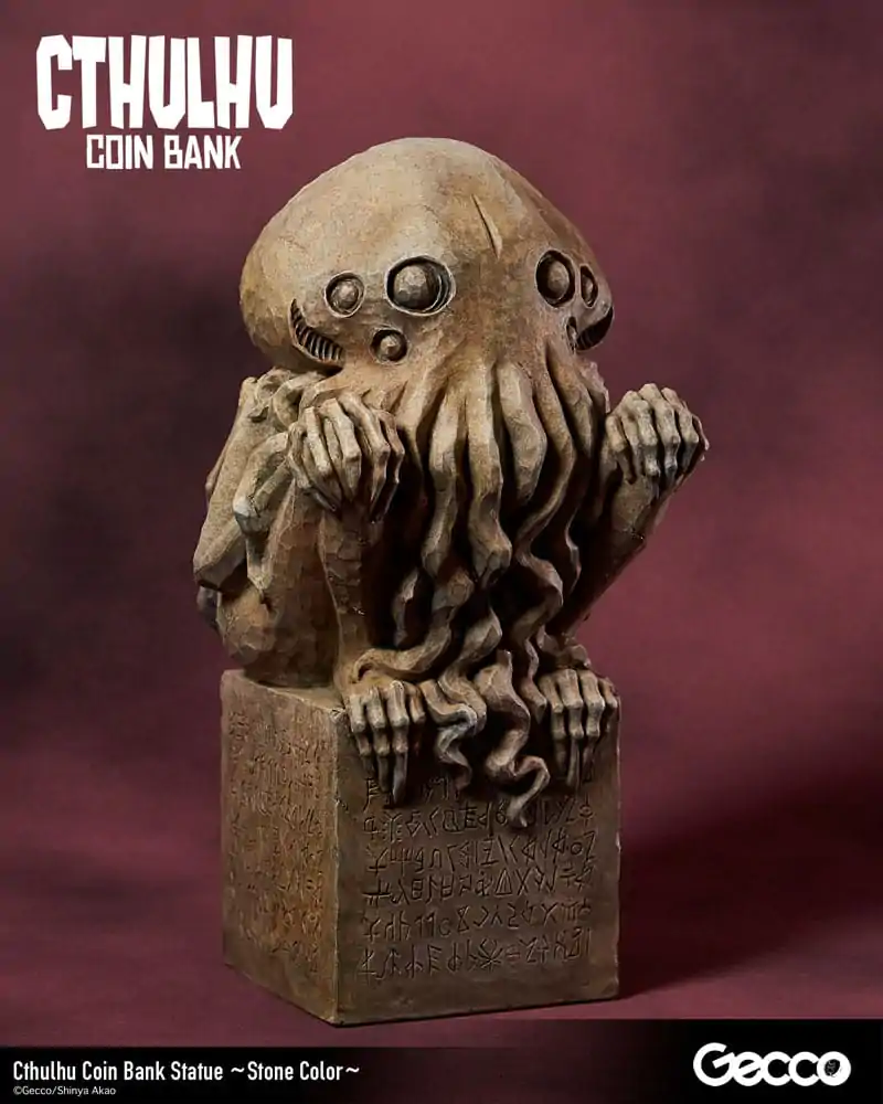 H.P. Lovecraft Cthulhu Mythos Kovanec Banka Kip Cthulhu (Stone Color) 24 cm fotografija izdelka