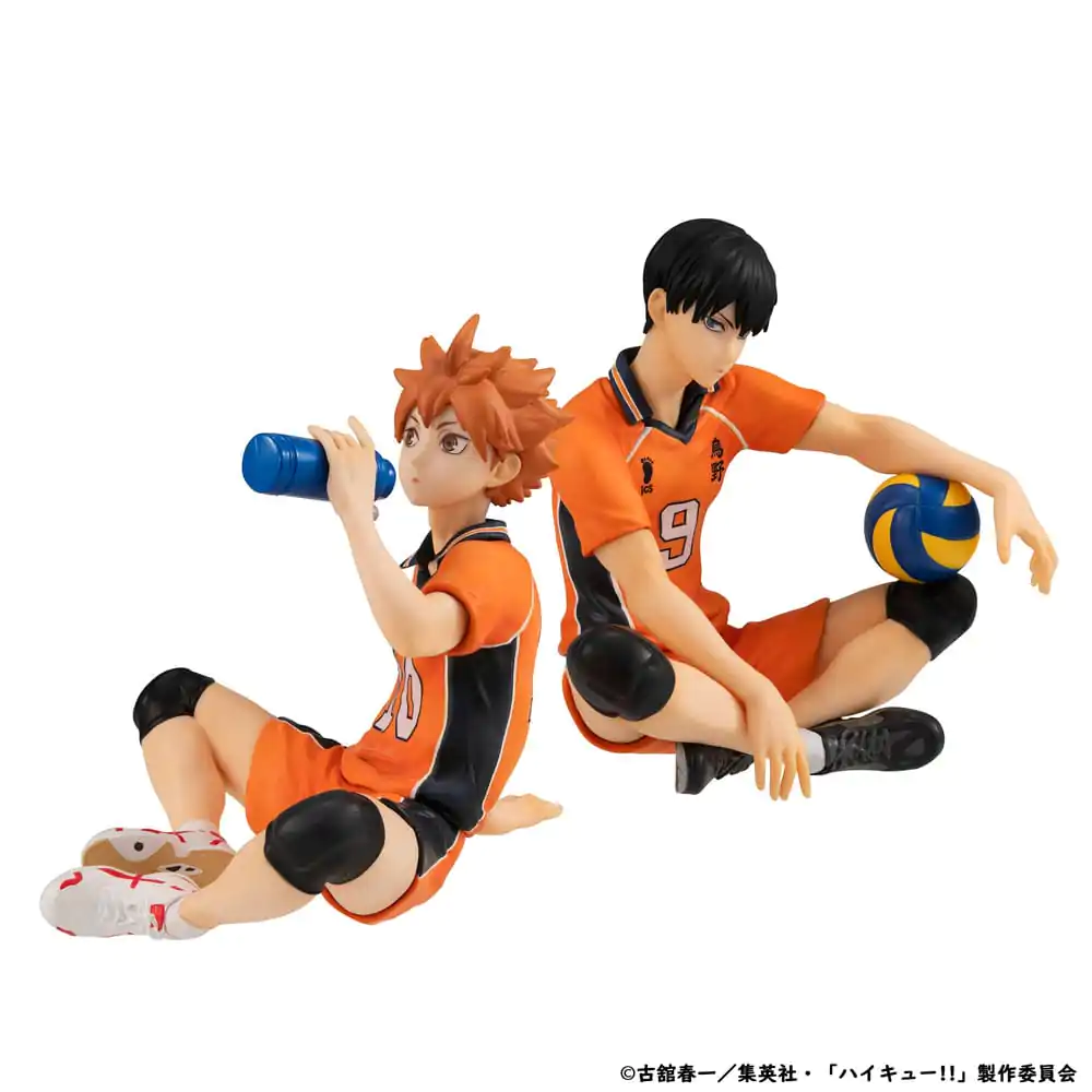 Haikyu!! G.E.M. Series PVC kip Atsumu Shoyo Hinata Second Uniform Ver. Palm Size 9 cm fotografija izdelka