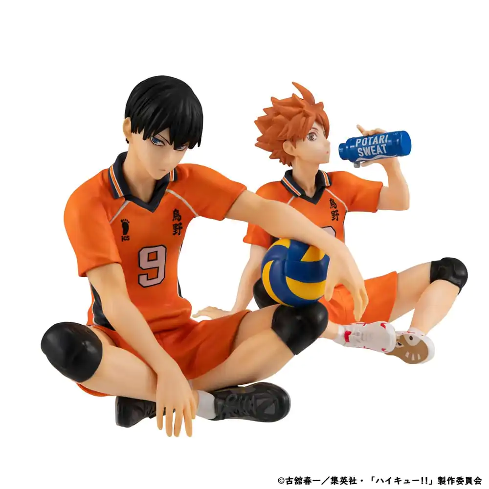 Haikyu!! G.E.M. Series PVC kip Atsumu Shoyo Hinata Second Uniform Ver. Palm Size 9 cm fotografija izdelka