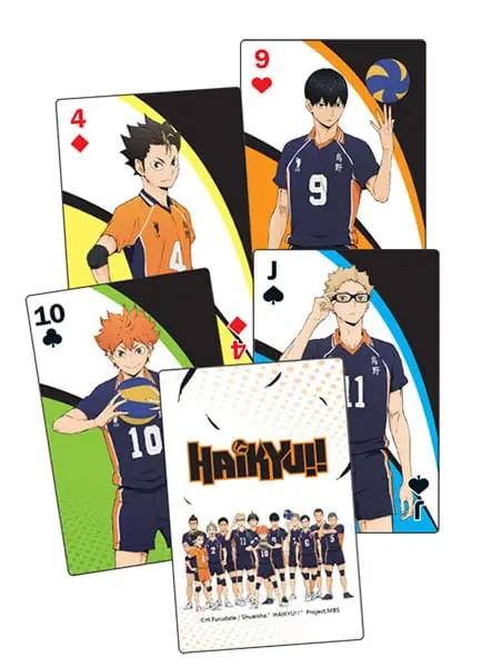 Haikyu!! Igralne karte Skupina Sezona 4 fotografija izdelka