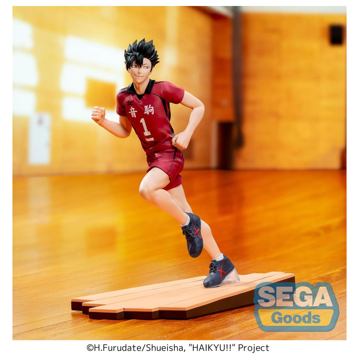Haikyu!! Visokokakovostna PVC kip Tetsuro Kuroo 17 cm fotografija izdelka