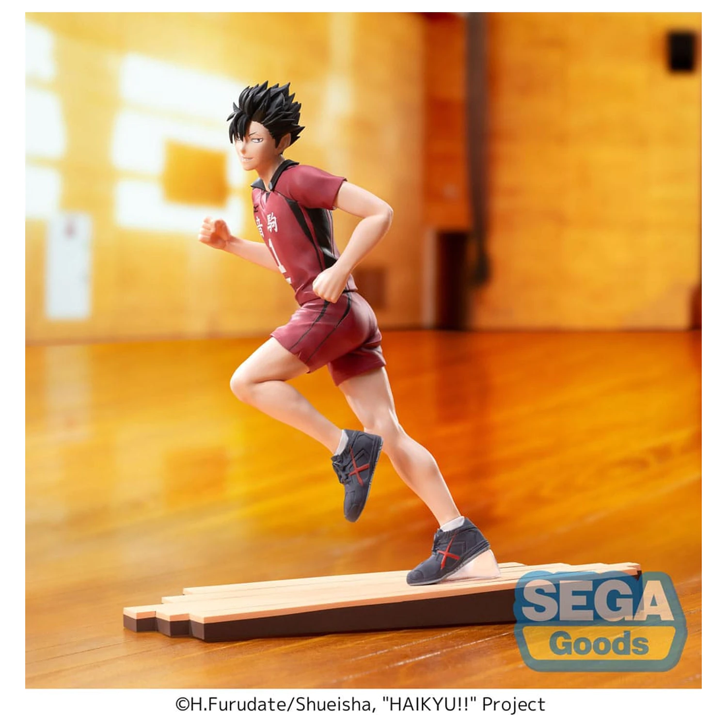 Haikyu!! Visokokakovostna PVC kip Tetsuro Kuroo 17 cm fotografija izdelka
