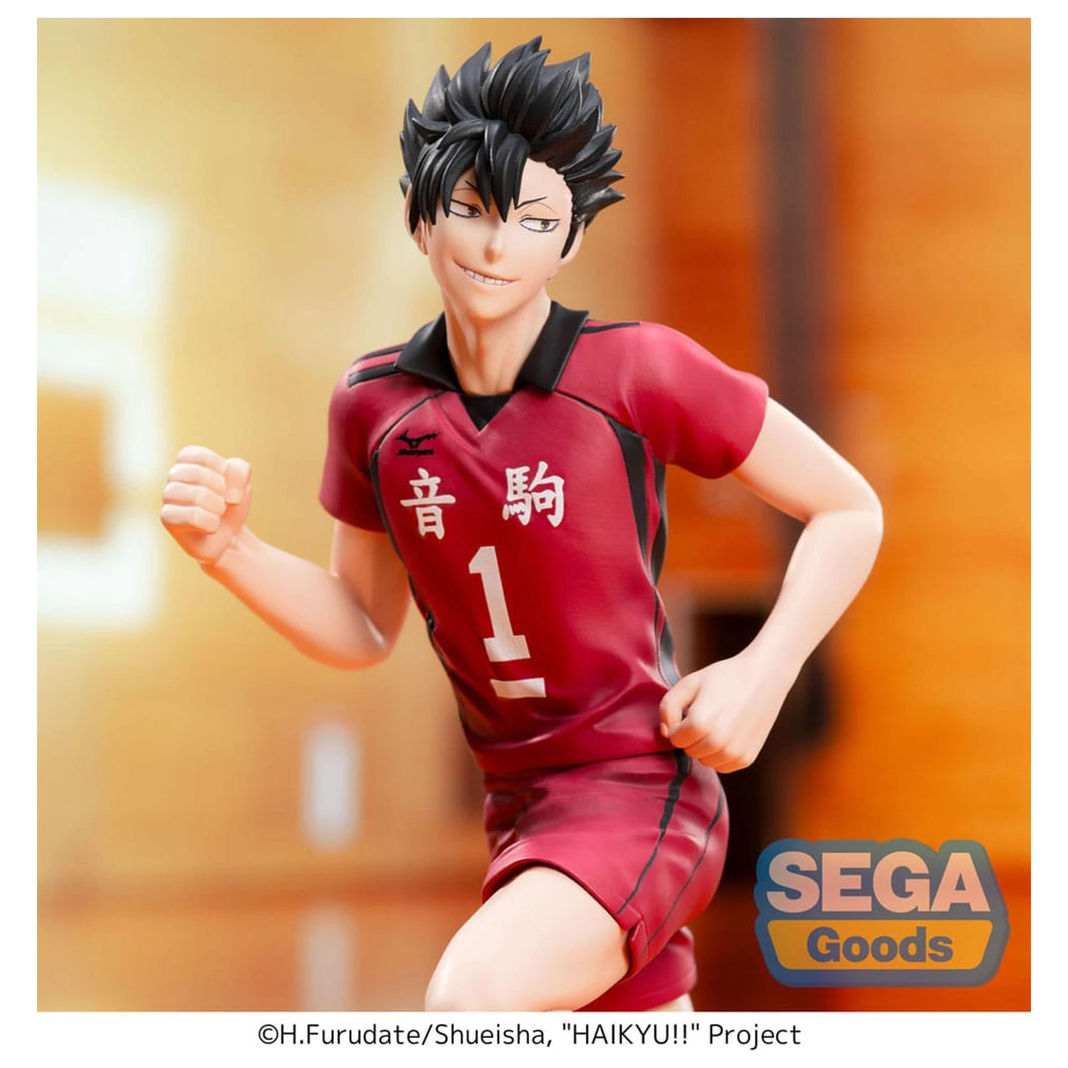 Haikyu!! Visokokakovostna PVC kip Tetsuro Kuroo 17 cm fotografija izdelka