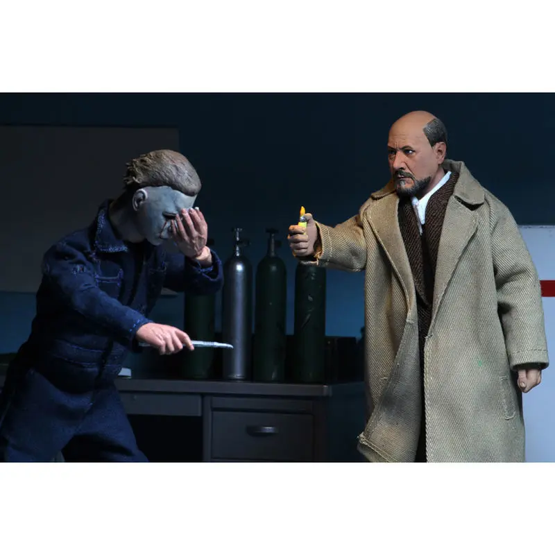 Halloween 2 Retro akcijska figura 2-paket Doctor Loomis & Laurie Strode 20 cm fotografija izdelka