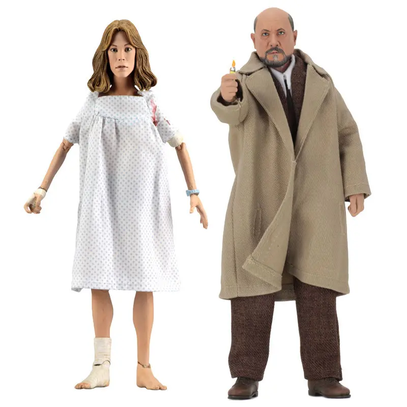 Halloween 2 Retro akcijska figura 2-paket Doctor Loomis & Laurie Strode 20 cm fotografija izdelka