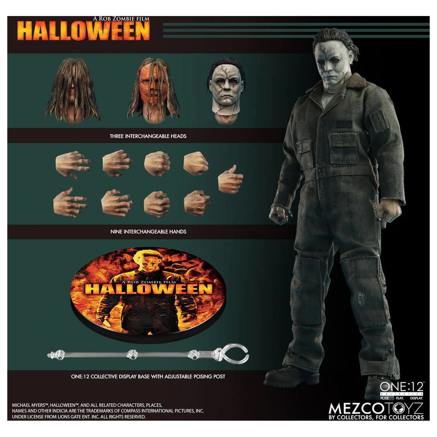 Halloween (2007) One:12 Collective akcijska figura 1/12 Michael Myers 17 cm fotografija izdelka