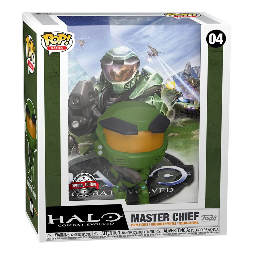 Halo POP! Vinyl figura s prevleko za igro Master Chief 9 cm fotografija izdelka