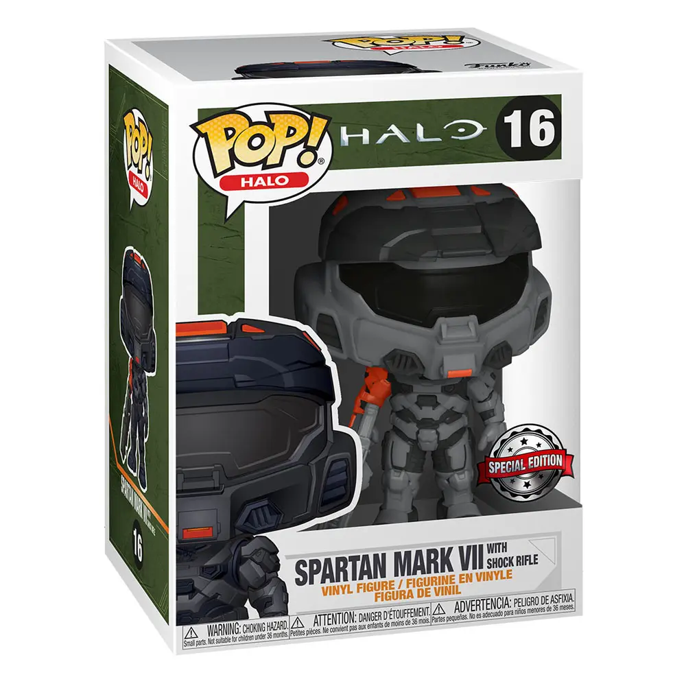 Halo Infinite POP! Games Vinil Figura Spartan Mark VII z Shock Rifle 9 cm fotografija izdelka