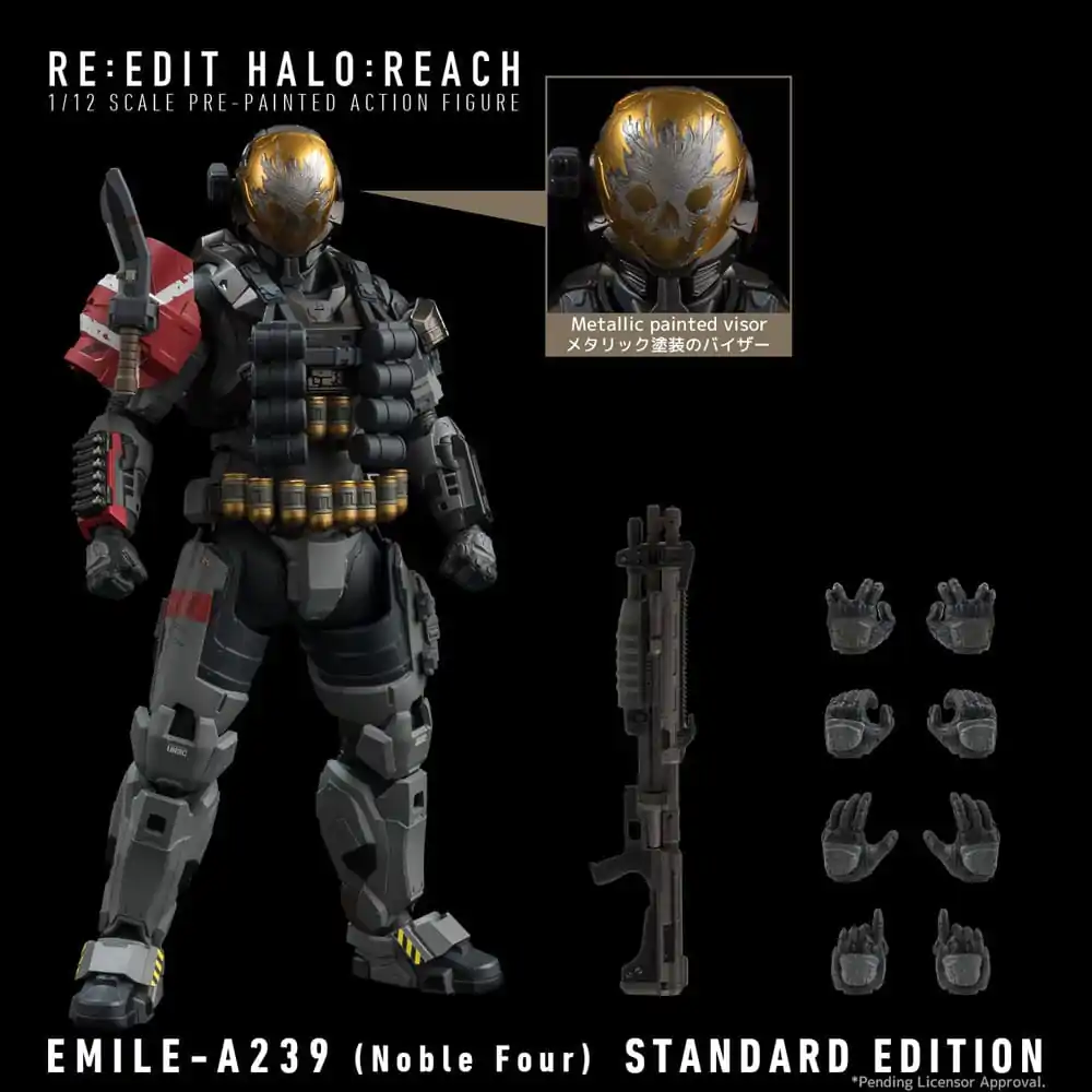 Halo: Reach Akcijska Figura 1/12 Emile-A239 (Noble Four) 18 cm fotografija izdelka