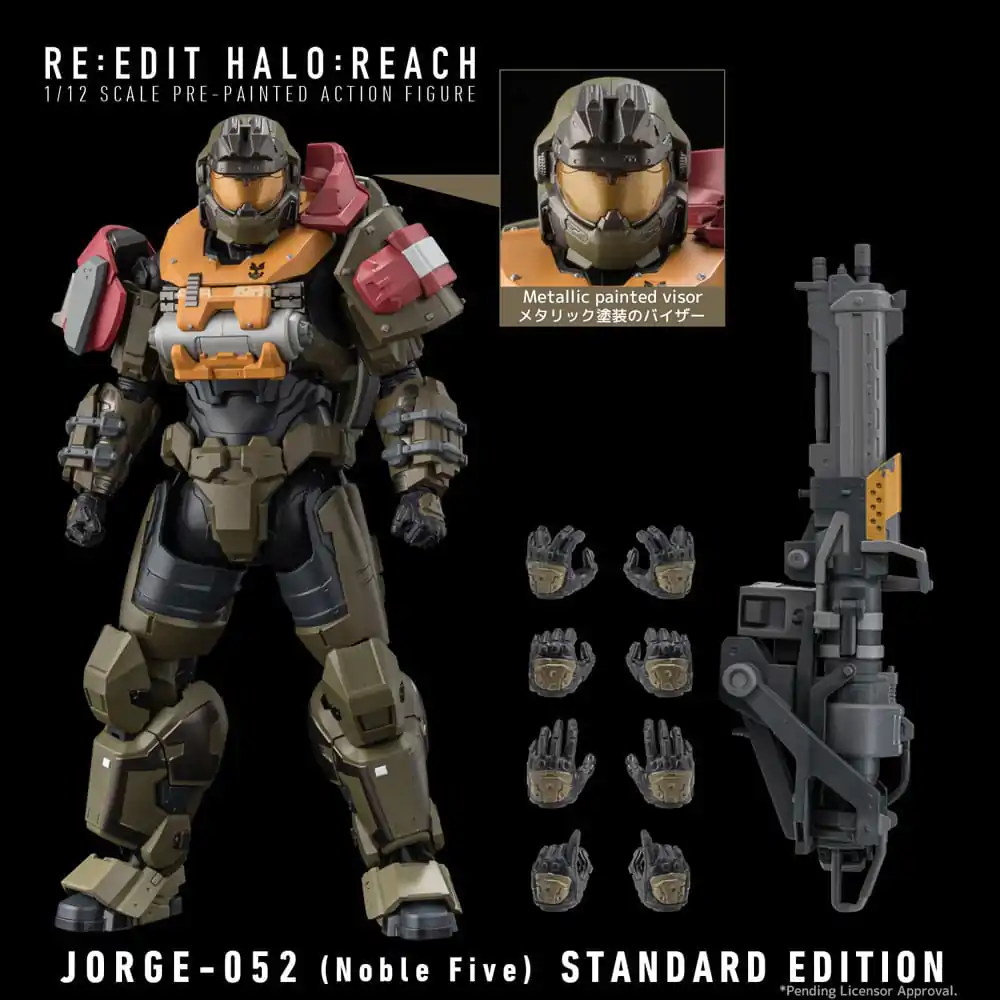 Halo: Reach akcijska figura 1/12 Jorge-052 (Noble Four) 19 cm fotografija izdelka