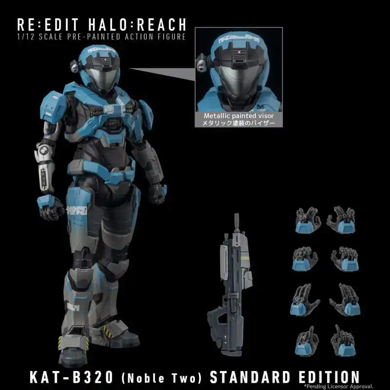 Halo: Reach akcijska figura 1/12 Kat-B320 (Noble Four) 18 cm fotografija izdelka