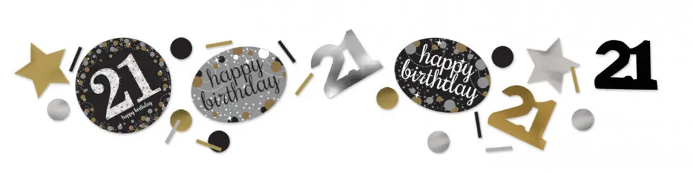 Vse najboljše zlati 21 konfeti fotografija izdelka