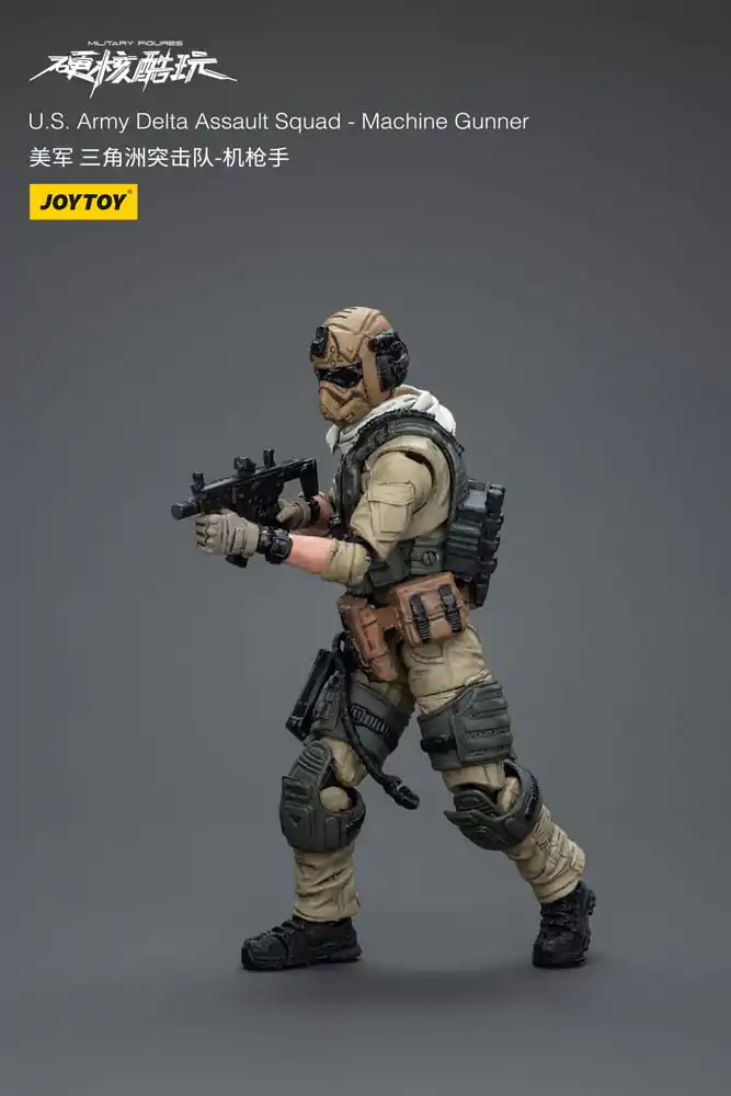 Akcijska figura Hardcore Coldplay 1/18 U.S. Army Delta Assault Squad Machine Gunner 11 cm fotografija izdelka