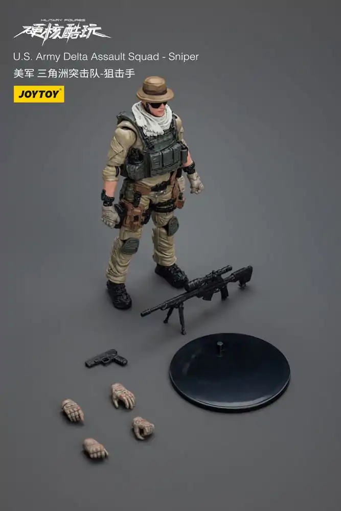 Hardcore Coldplay Action Figure 1/18 U.S. Army Delta Assault Squad Sniper 11 cm - akcijska figura fotografija izdelka