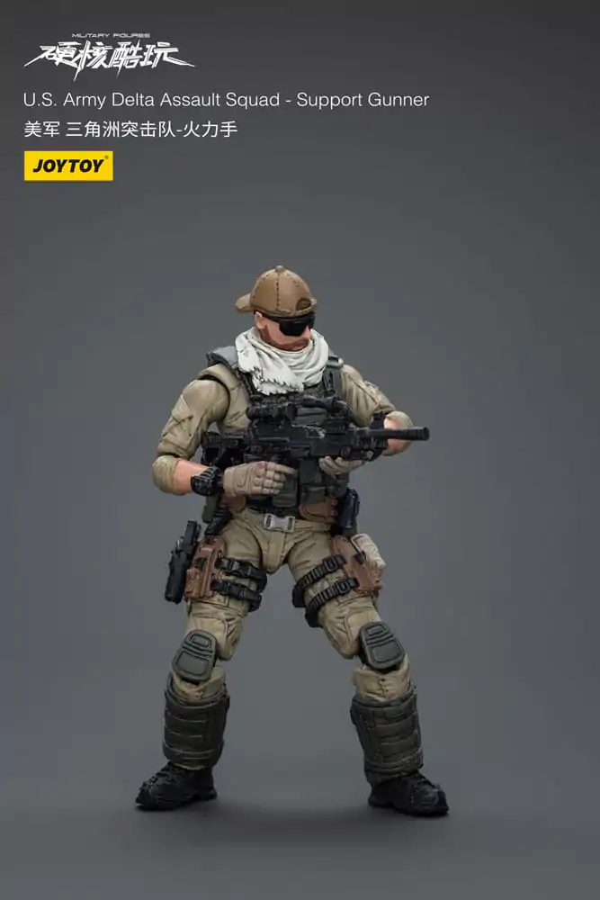 Akcijska figura Hardcore Coldplay 1/18 U.S. Army Delta Assault Squad Support Gunner 11 cm fotografija izdelka