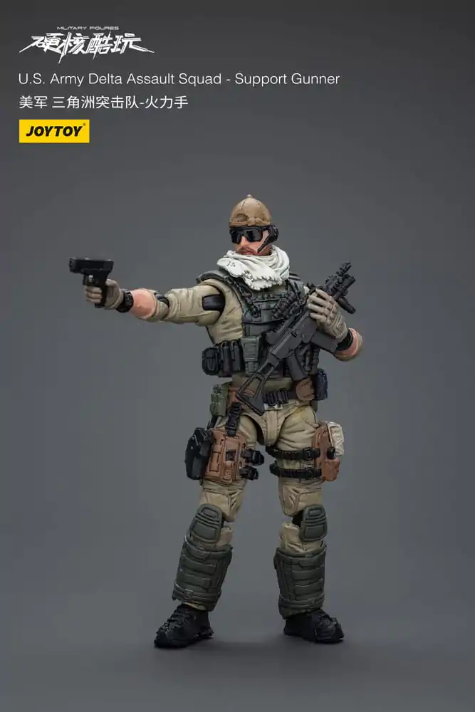 Akcijska figura Hardcore Coldplay 1/18 U.S. Army Delta Assault Squad Support Gunner 11 cm fotografija izdelka