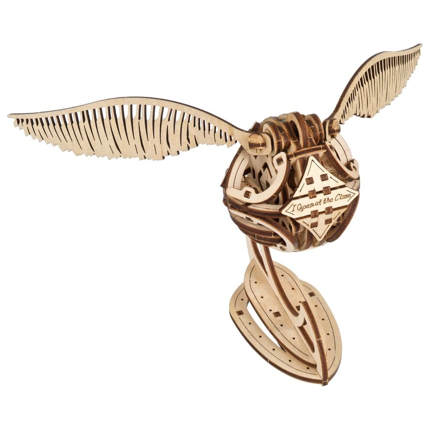 Harry Potter 3D Lesena Uganka Golden Snitch fotografija izdelka