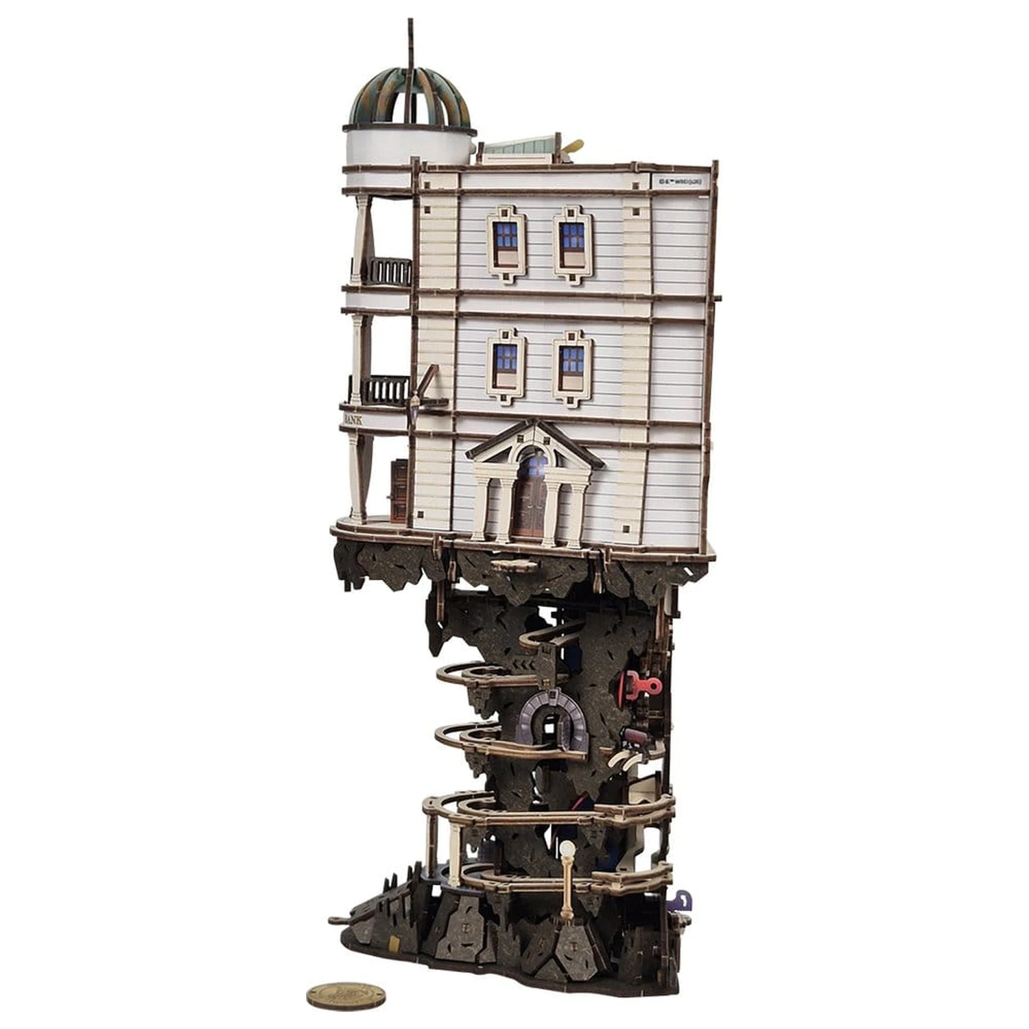 Harry Potter 3D lesena sestavljanka Gringotts Bank Marble Run fotografija izdelka