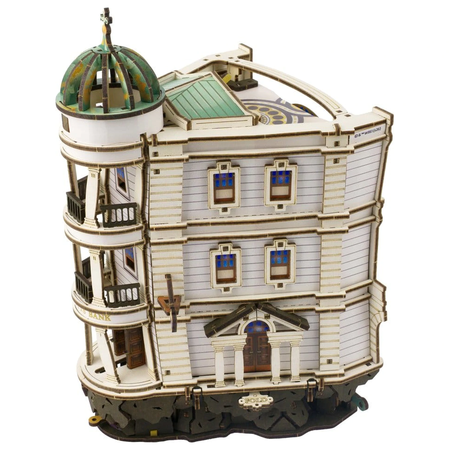 Harry Potter 3D lesena sestavljanka Gringotts Bank Marble Run fotografija izdelka