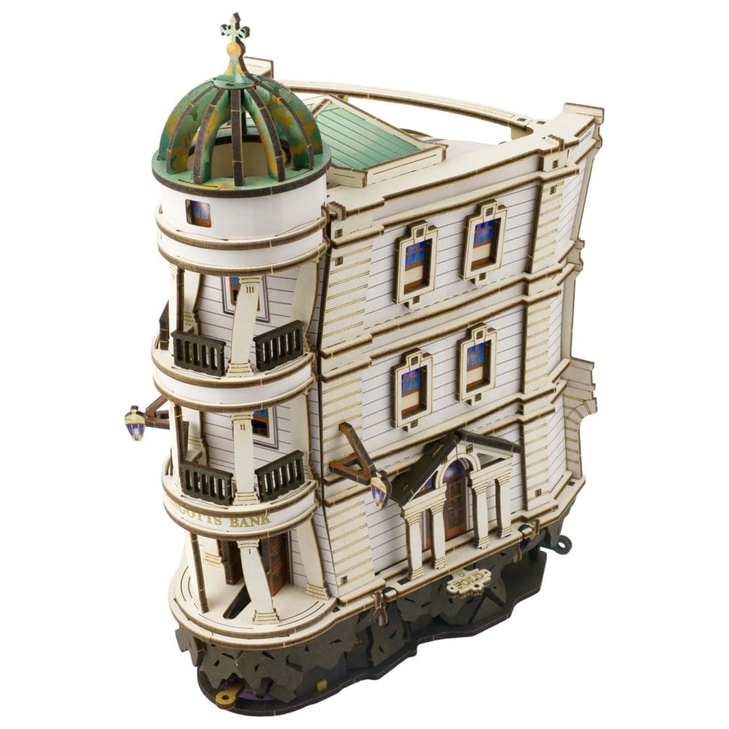 Harry Potter 3D lesena sestavljanka Gringotts Bank Marble Run fotografija izdelka