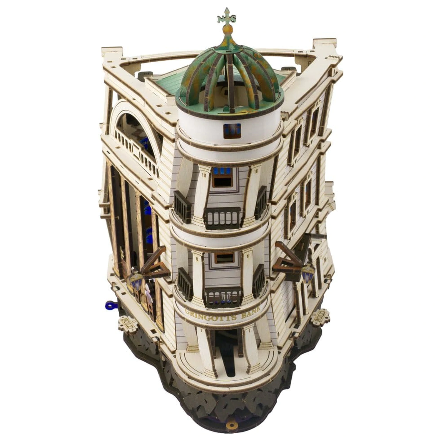 Harry Potter 3D lesena sestavljanka Gringotts Bank Marble Run fotografija izdelka