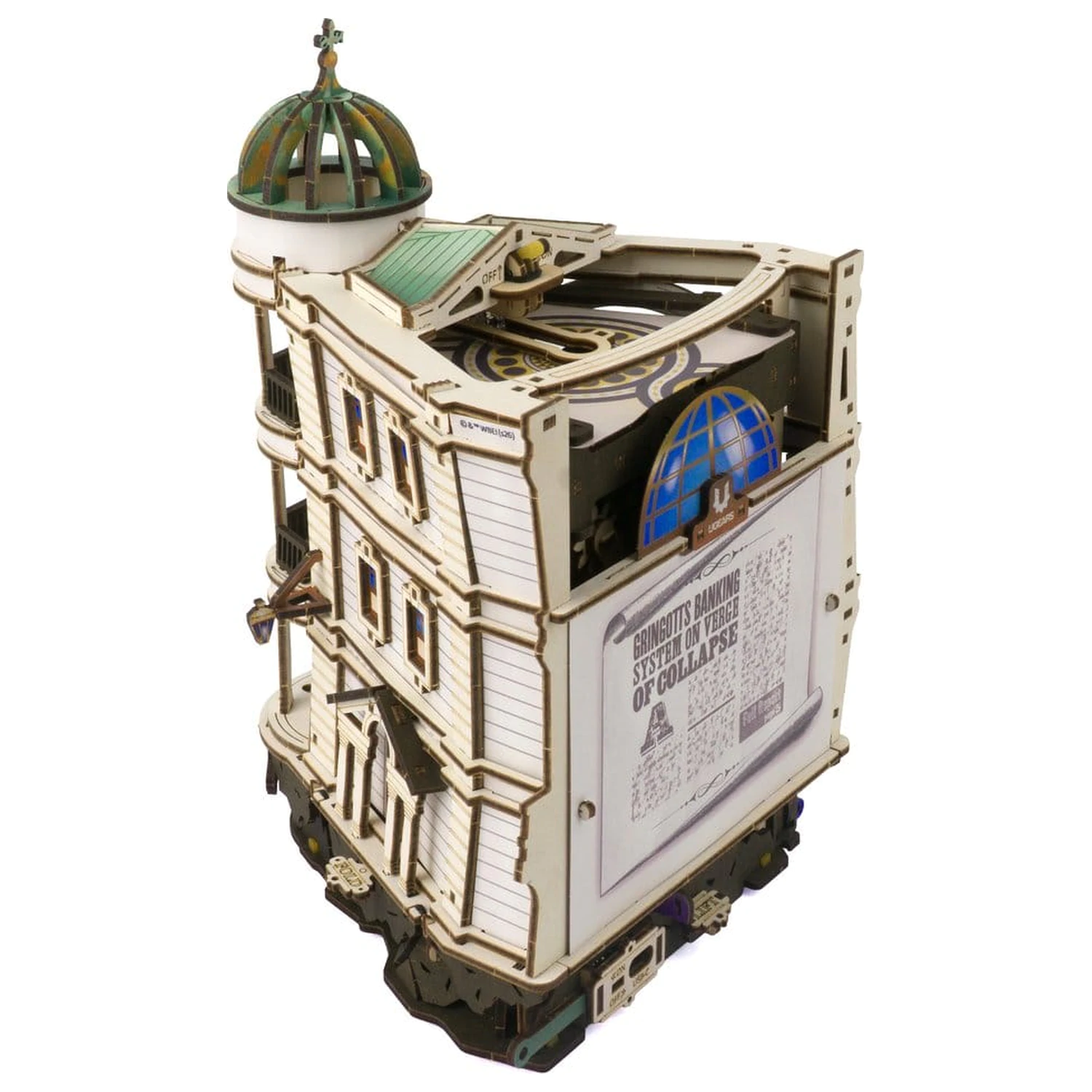 Harry Potter 3D lesena sestavljanka Gringotts Bank Marble Run fotografija izdelka