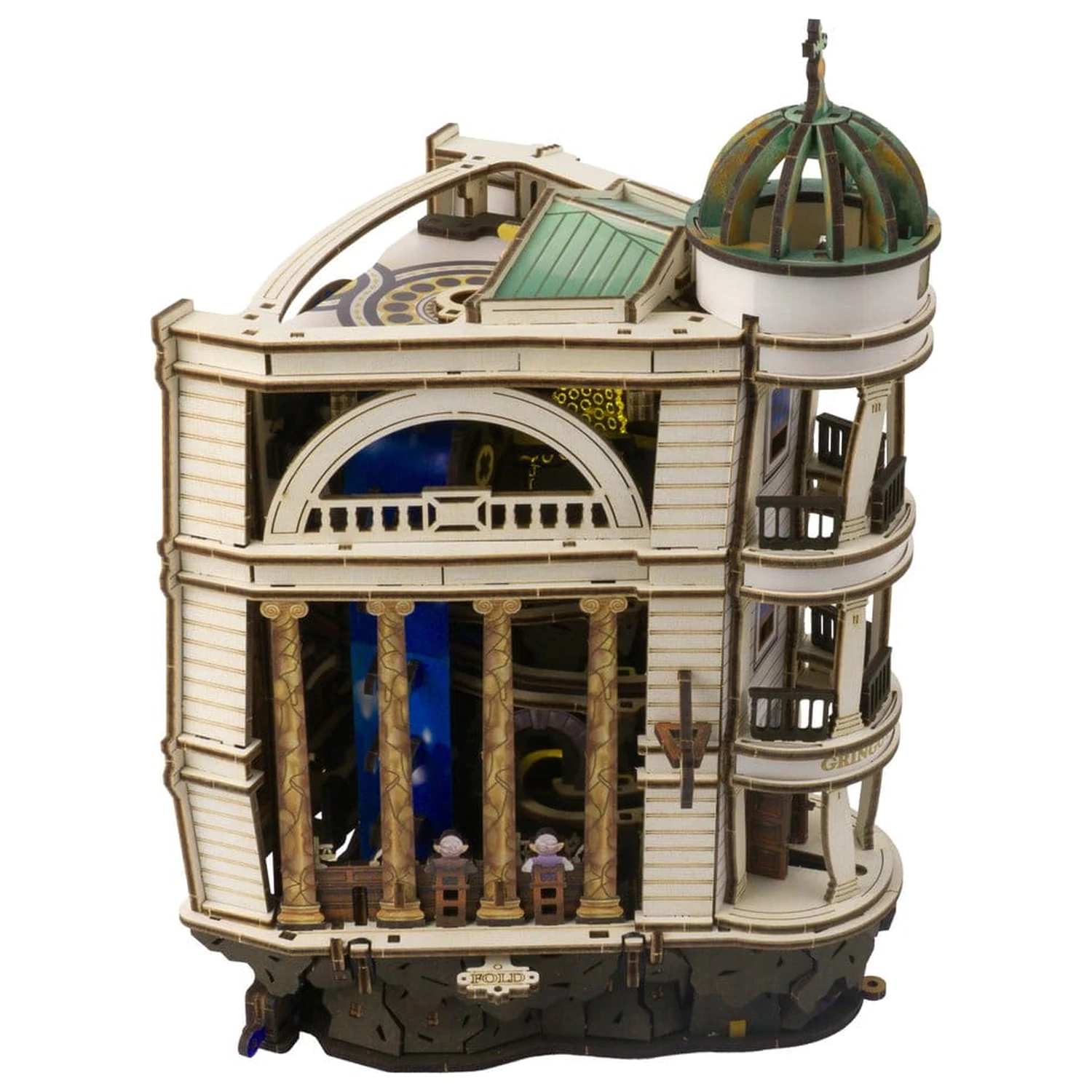 Harry Potter 3D lesena sestavljanka Gringotts Bank Marble Run fotografija izdelka