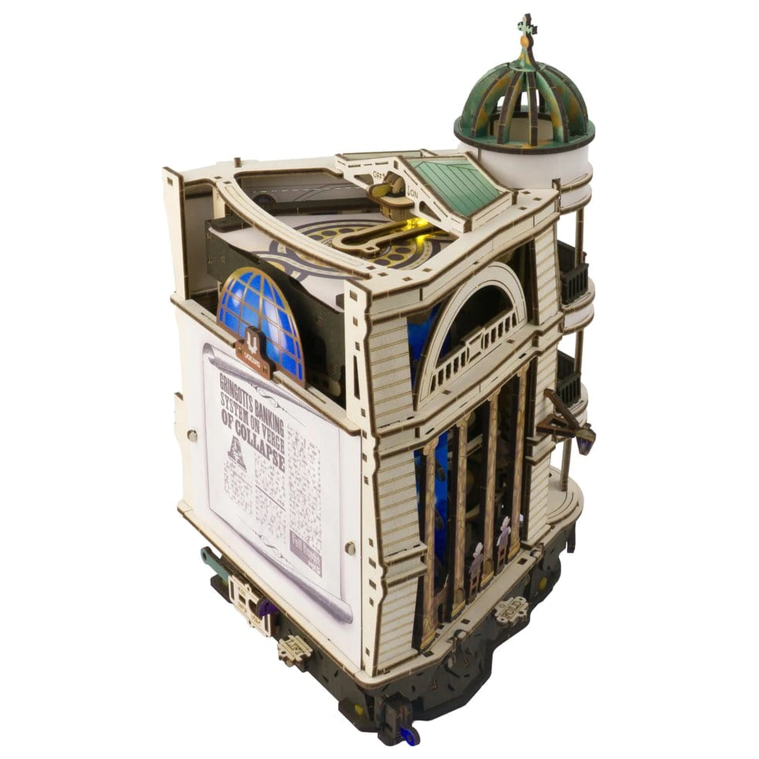 Harry Potter 3D lesena sestavljanka Gringotts Bank Marble Run fotografija izdelka