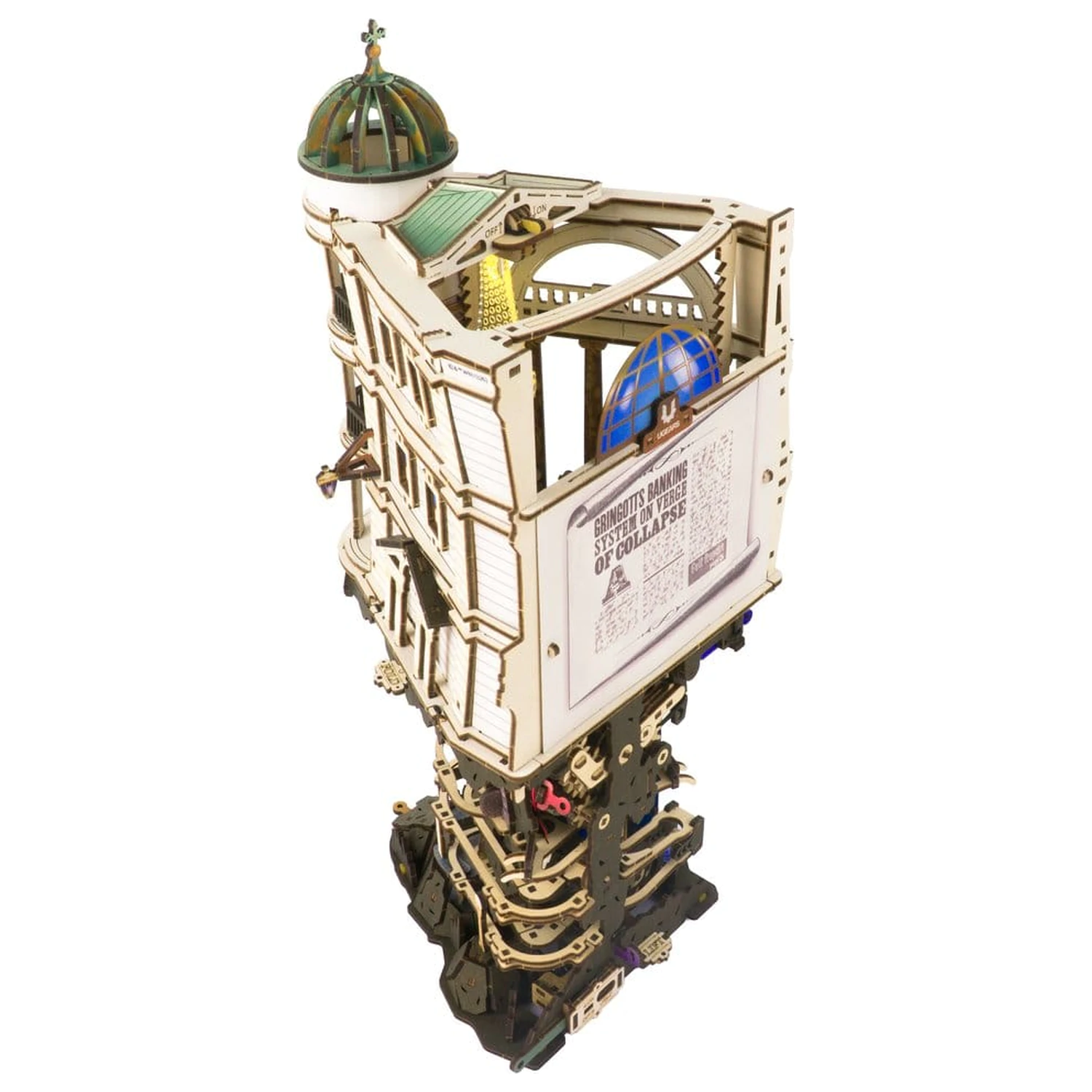 Harry Potter 3D lesena sestavljanka Gringotts Bank Marble Run fotografija izdelka