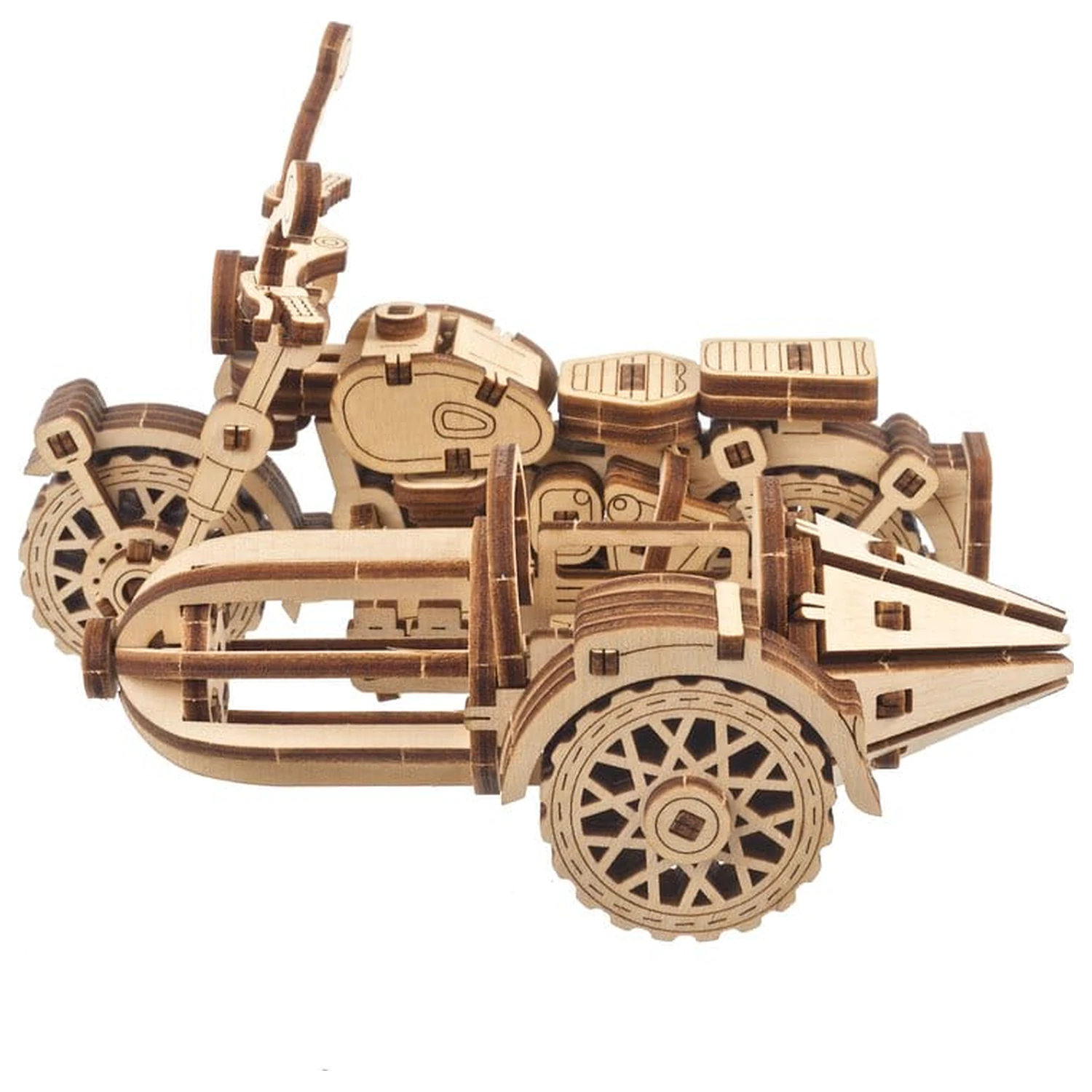 Harry Potter 3D Lesena Uganka Hagrid's Flying Motorbike fotografija izdelka