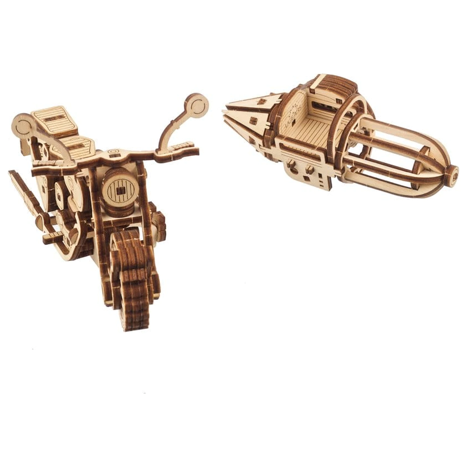 Harry Potter 3D Lesena Uganka Hagrid's Flying Motorbike fotografija izdelka