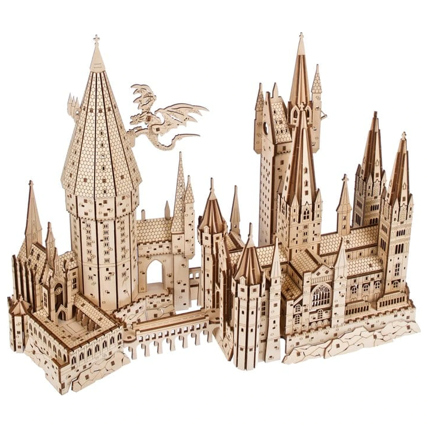 Harry Potter 3D lesena sestavljanka Hogwarts Castle fotografija izdelka