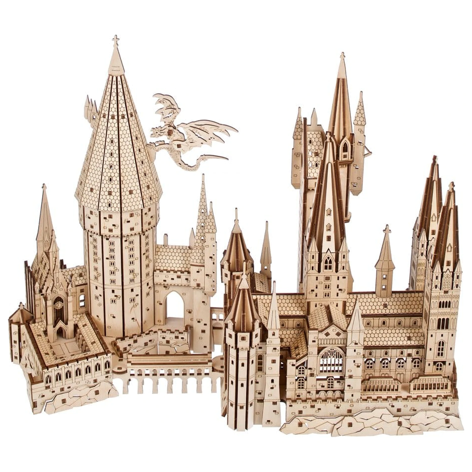 Harry Potter 3D lesena sestavljanka Hogwarts Castle fotografija izdelka