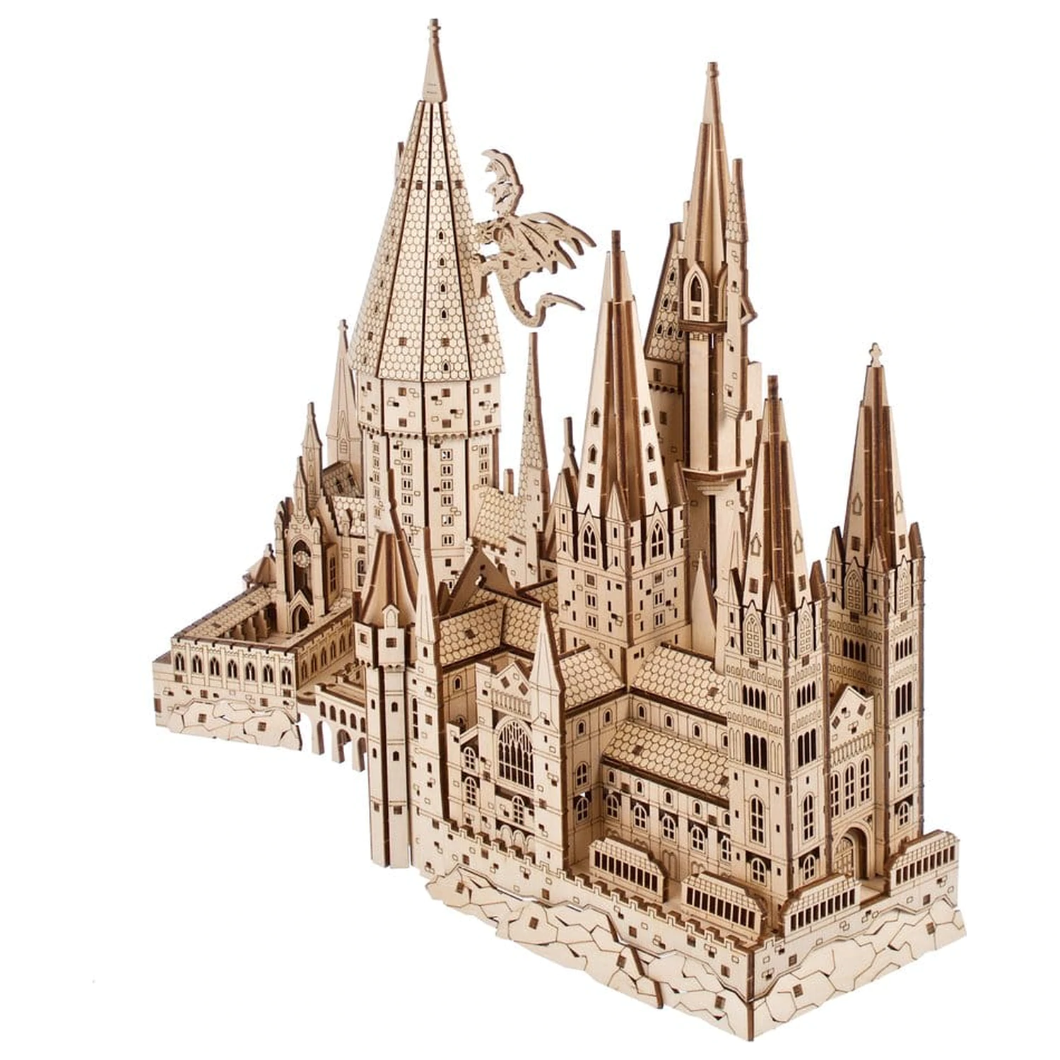 Harry Potter 3D lesena sestavljanka Hogwarts Castle fotografija izdelka