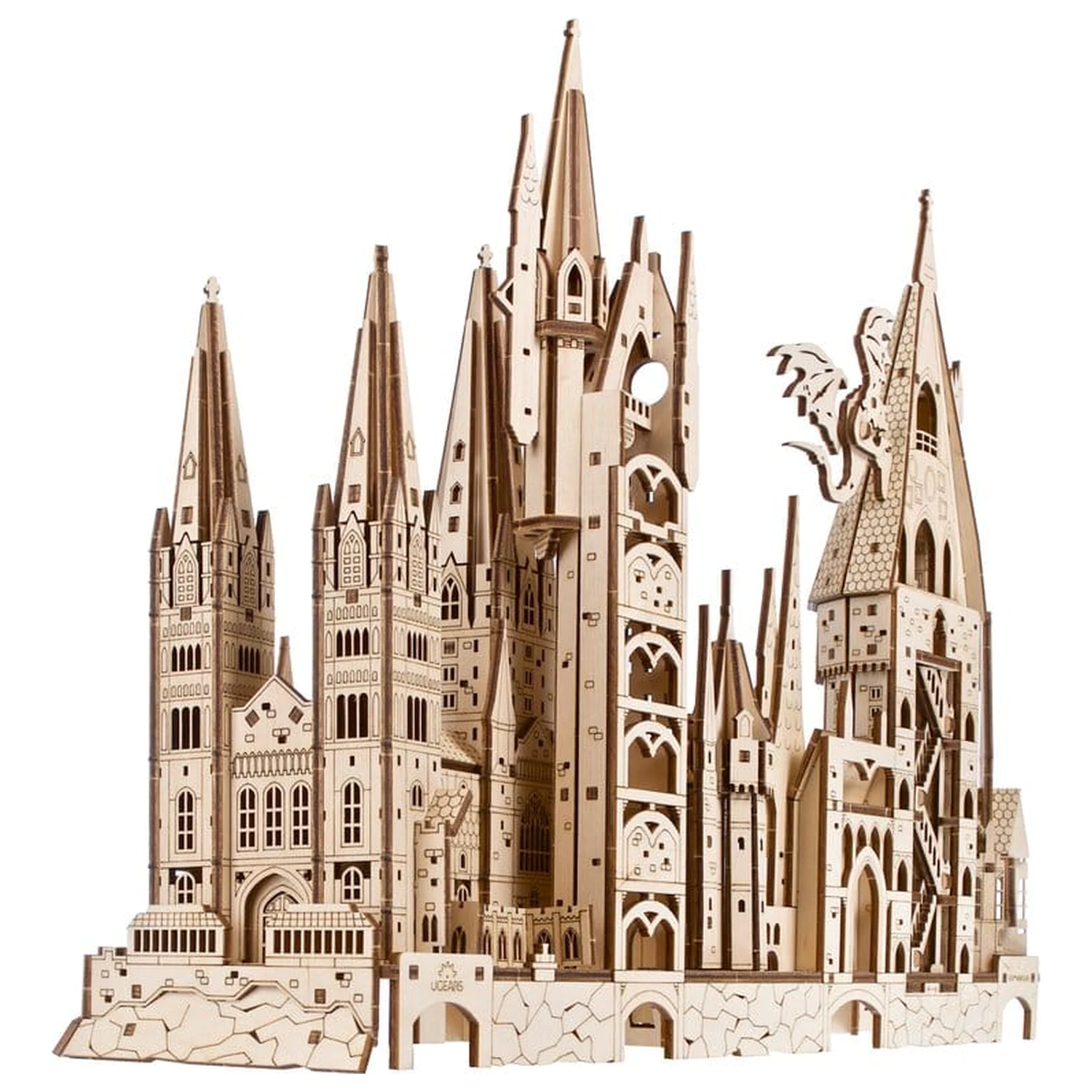 Harry Potter 3D lesena sestavljanka Hogwarts Castle fotografija izdelka