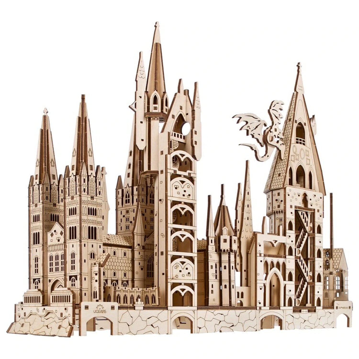 Harry Potter 3D lesena sestavljanka Hogwarts Castle fotografija izdelka