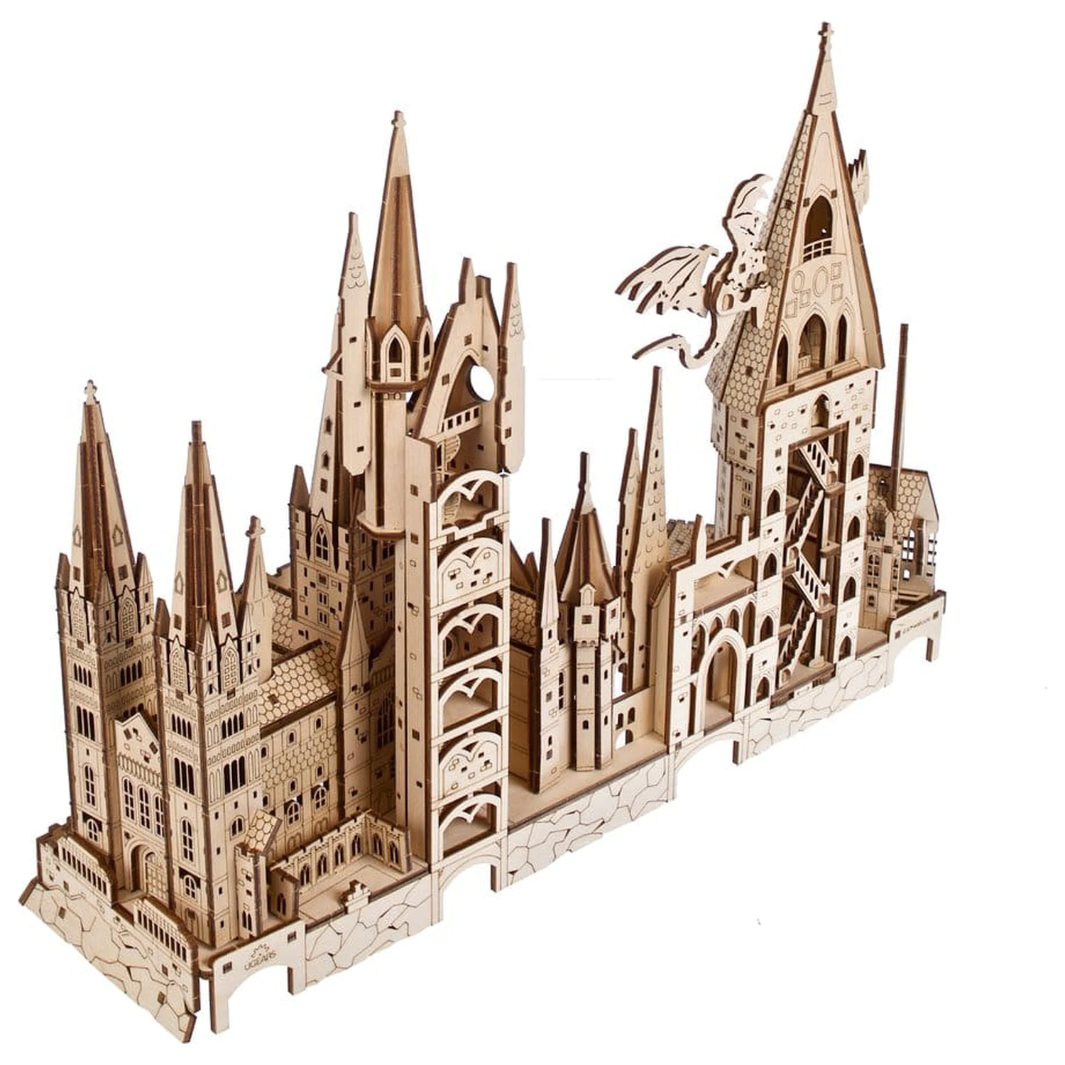 Harry Potter 3D lesena sestavljanka Hogwarts Castle fotografija izdelka