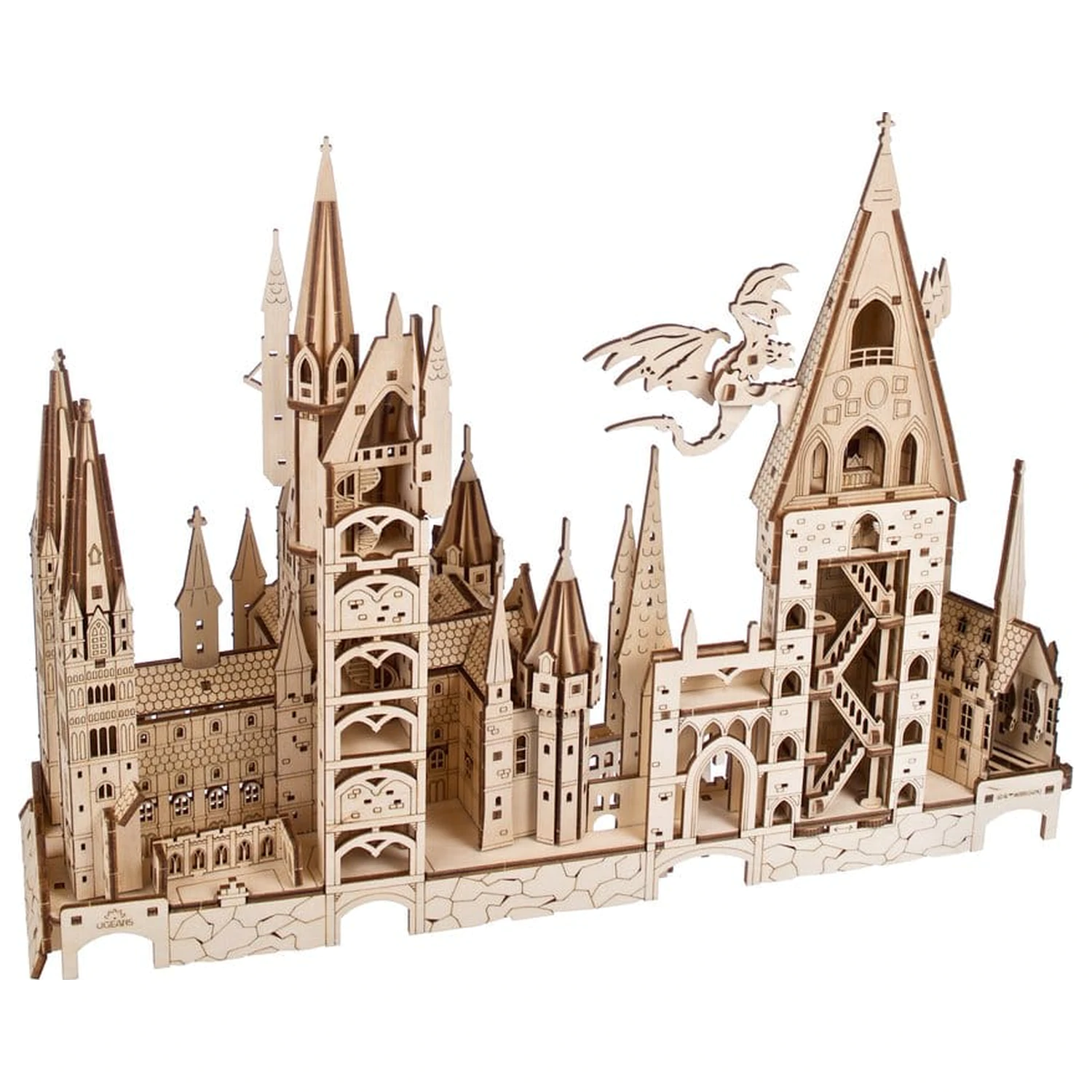 Harry Potter 3D lesena sestavljanka Hogwarts Castle fotografija izdelka