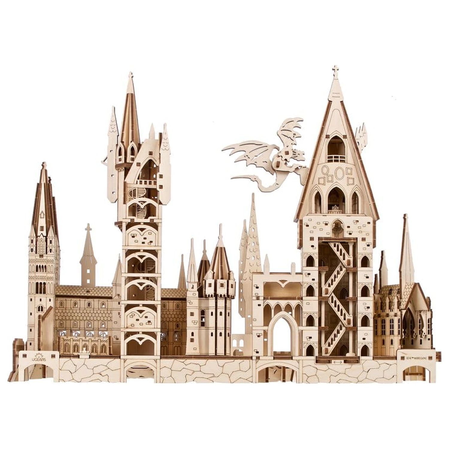 Harry Potter 3D lesena sestavljanka Hogwarts Castle fotografija izdelka